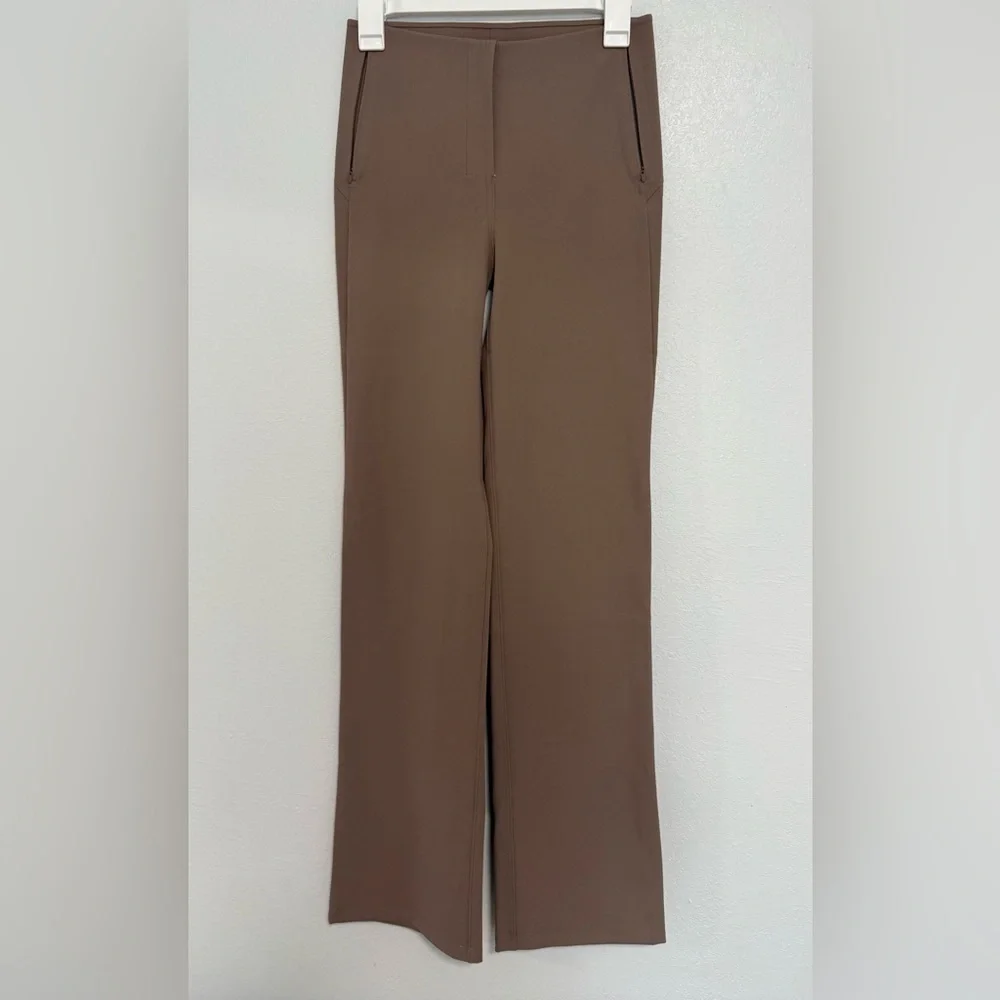 Lululemon Align High Rise Flare Pants Taupe Size 6 Athleisure Yoga